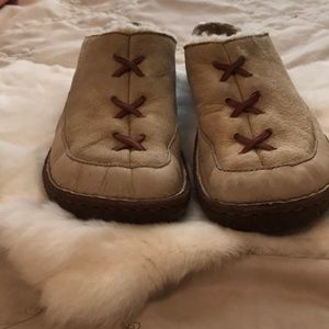 Born Shearling Suede Slipons